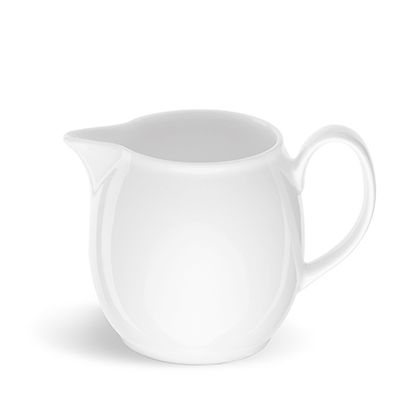 White porcelain milk jug 